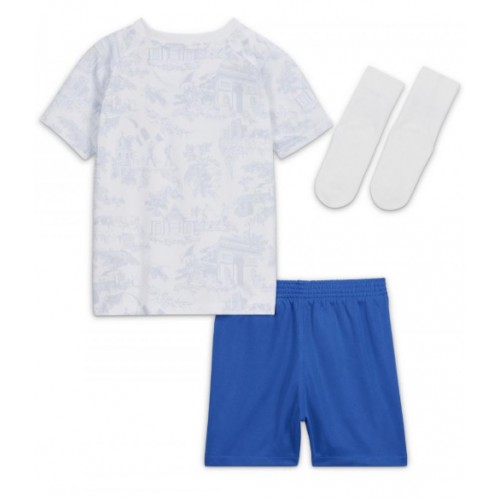 Maillot de foot France Extérieur enfant Monde 2022 Manches Courte (+ pantalon court)